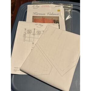 M'fay Pattern 9283 Karmen Valance Professional Window Treatment Pattern UNCUT